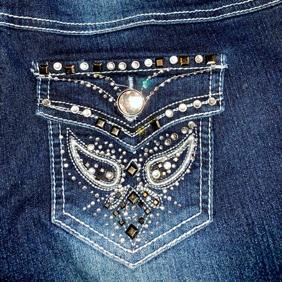 One 5 One Size 4 Denim Jeans With Studs 